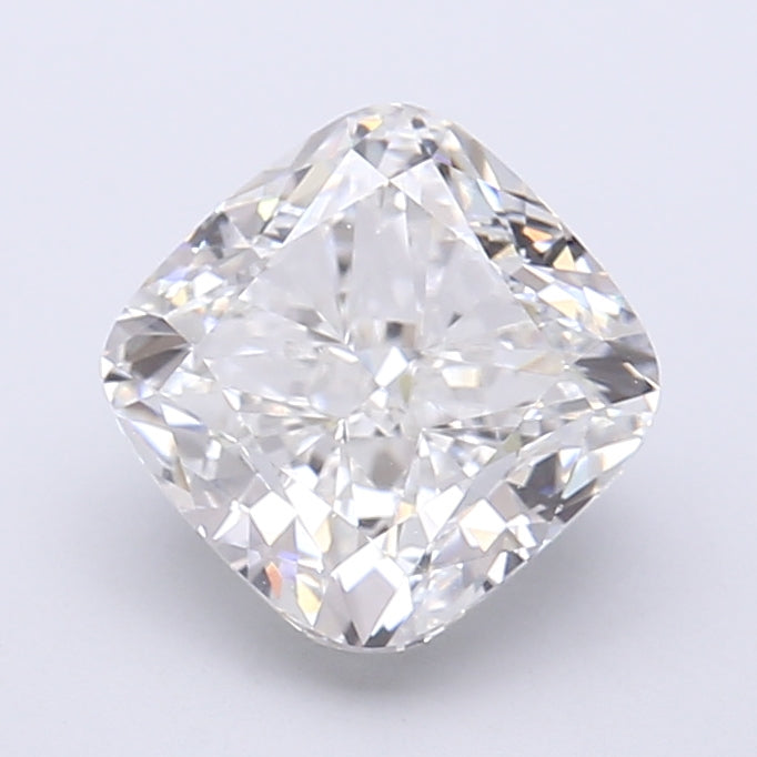 2.65 Carat Cushion Shaped, Very Good Cut, E Color, VVS2 Clarity, IGI Certified Lab Grown Diamond