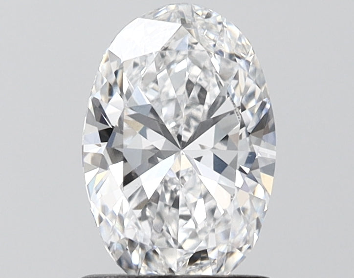 1.11 Carat Oval Shaped, Ideal Cut, D Color, VVS2 Clarity, IGI Certified Lab Grown Diamond