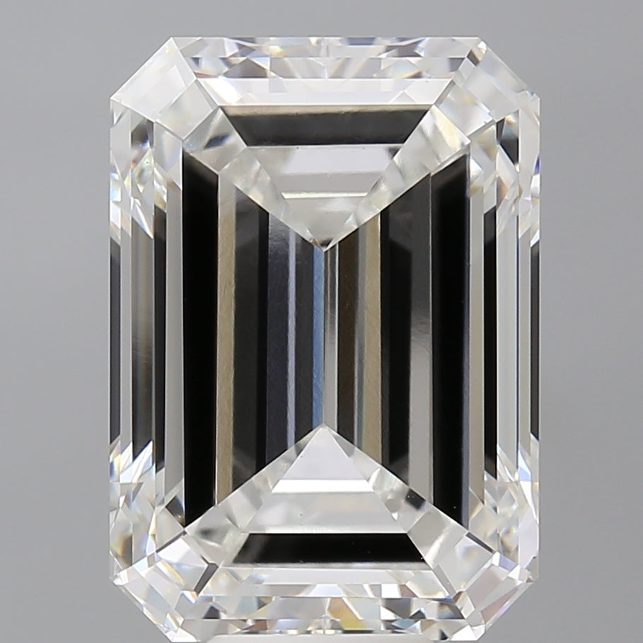 11.50 Carat Emerald Shaped, Ideal Cut, F Color, VS1 Clarity, IGI Certified Lab Grown Diamond