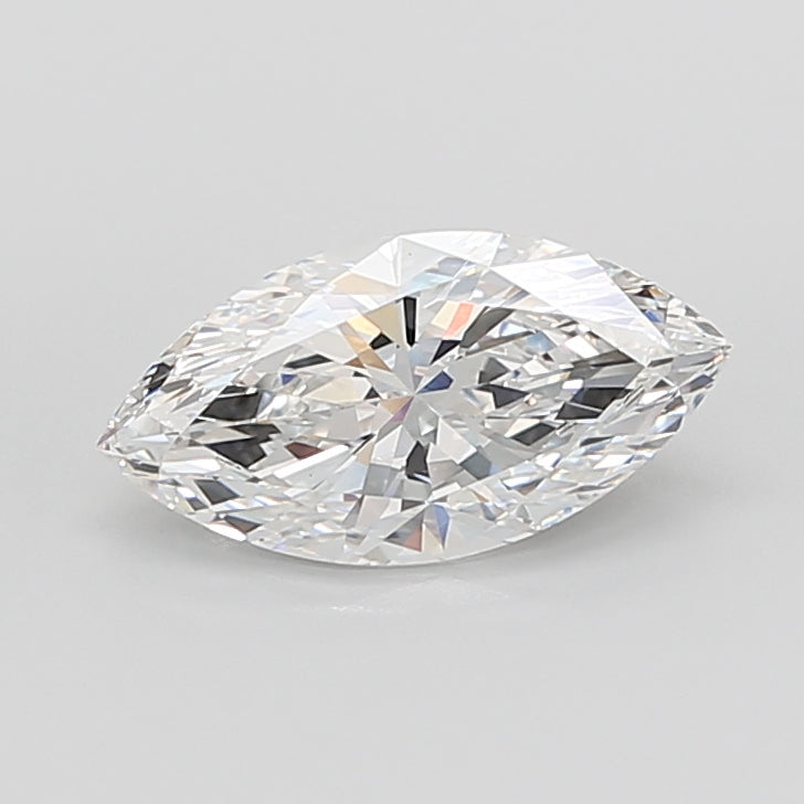 4.50 Carat Marquise Shaped, Ideal Cut, D Color, VVS2 Clarity, IGI Certified Lab Grown Diamond
