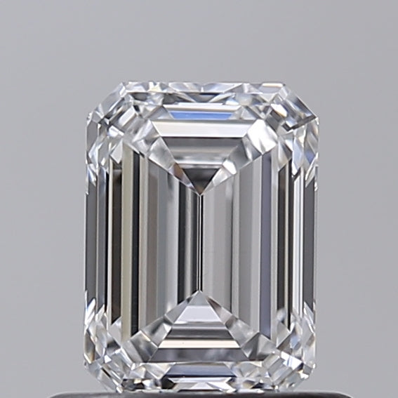 0.70 Carat Emerald Shaped, Ideal Cut, D Color, VS1 Clarity, IGI Certified Lab Grown Diamond