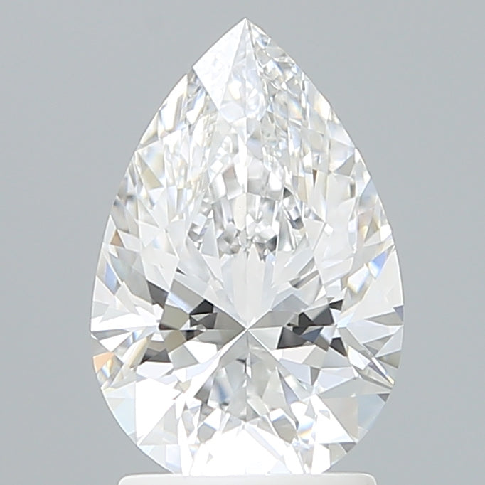 2.07 Carat Pear Shaped, Ideal Cut, D Color, VVS2 Clarity, IGI Certified Lab Grown Diamond