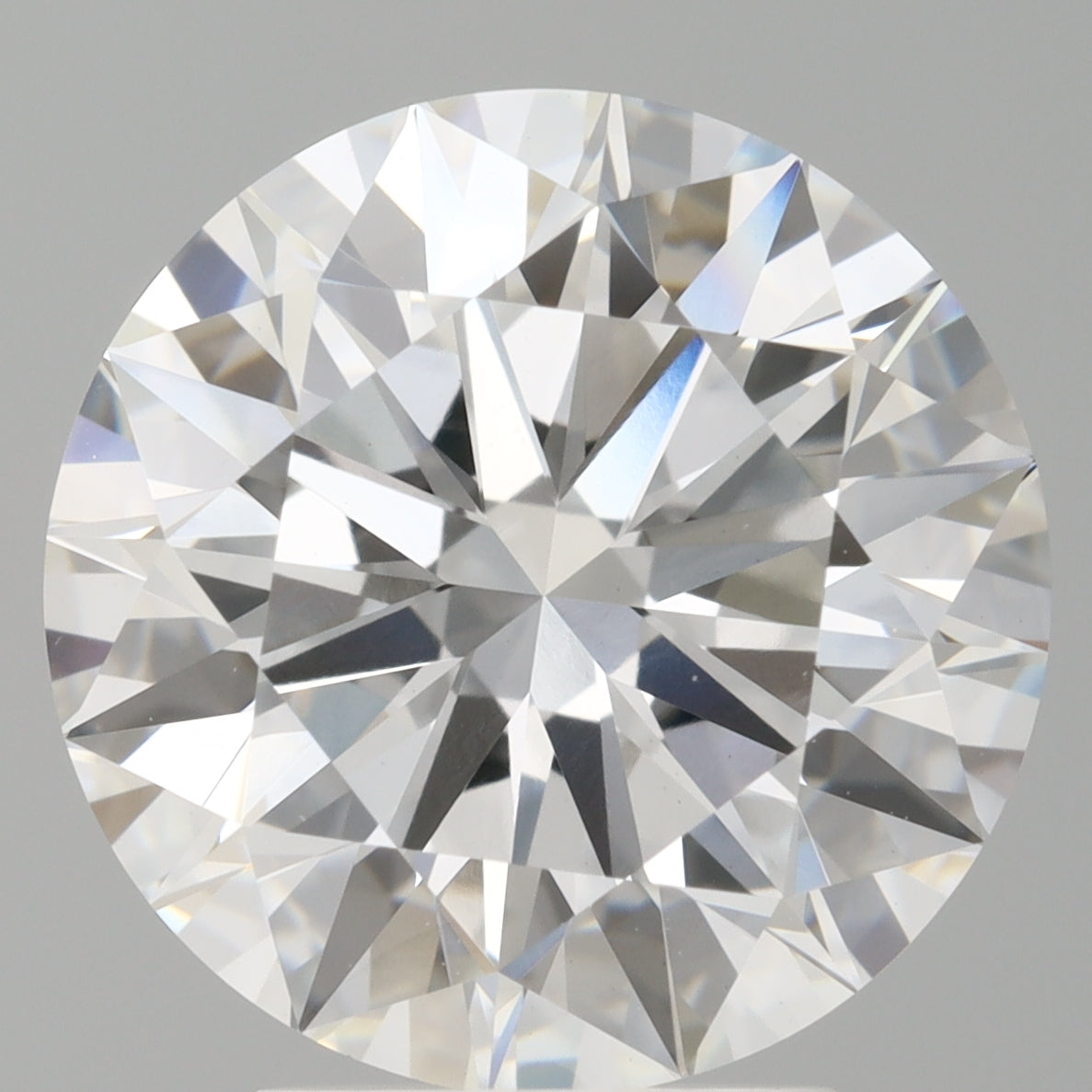 4.02 Carat Round Shaped, Ideal Cut, F Color, VVS2 Clarity, IGI Certified Lab Grown Diamond
