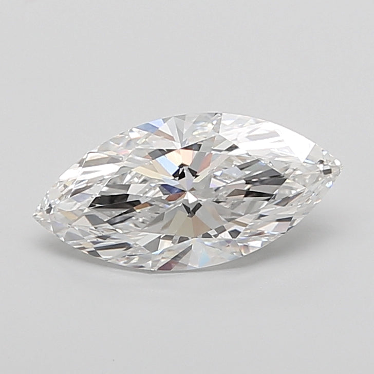 3.07 Carat Marquise Shaped, Ideal Cut, E Color, VVS2 Clarity, IGI Certified Lab Grown Diamond