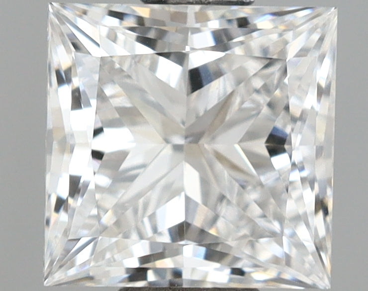 1.01 Carat Princess Shaped, Ideal Cut, D Color, VVS1 Clarity, IGI Certified Lab Grown Diamond