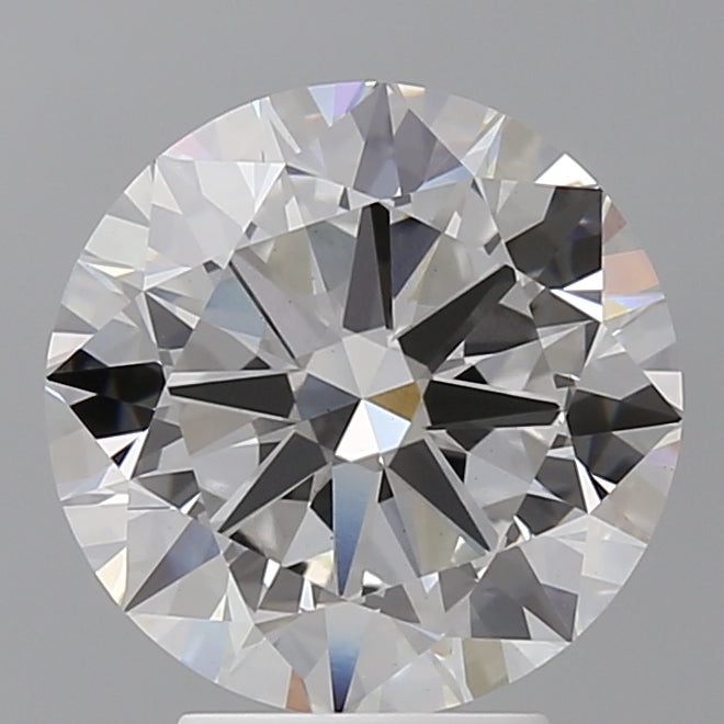 4.08 Carat Round Shaped, Excellent Cut, E Color, VS1 Clarity, IGI Certified Lab Grown Diamond