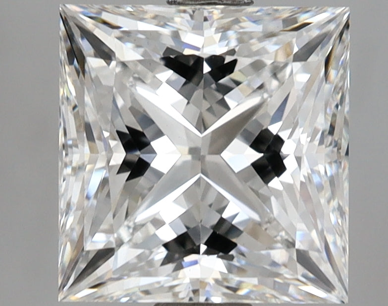 3.20 Carat Princess Shaped, Ideal Cut, E Color, VS1 Clarity, IGI Certified Lab Grown Diamond