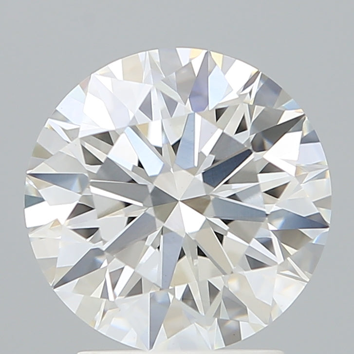 2.60 Carat Round Shaped, Ideal Cut, E Color, VVS2 Clarity, IGI Certified Lab Grown Diamond