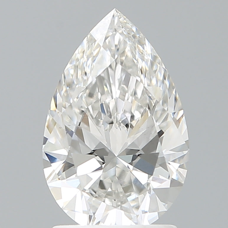 1.81 Carat Pear Shaped, Ideal Cut, F Color, VS1 Clarity, IGI Certified Lab Grown Diamond