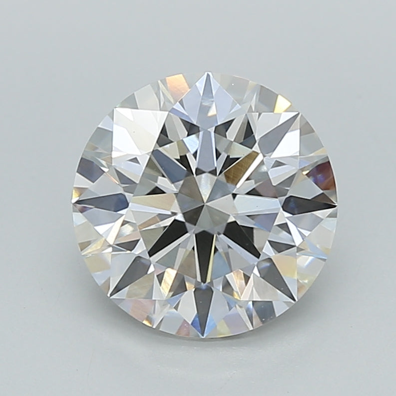 2.05 Carat Round Shaped, Ideal Cut, G Color, VVS2 Clarity, IGI Certified Lab Grown Diamond