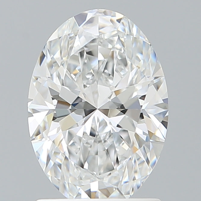 1.59 Carat Oval Shaped, Ideal Cut, D Color, VVS2 Clarity, IGI Certified Lab Grown Diamond