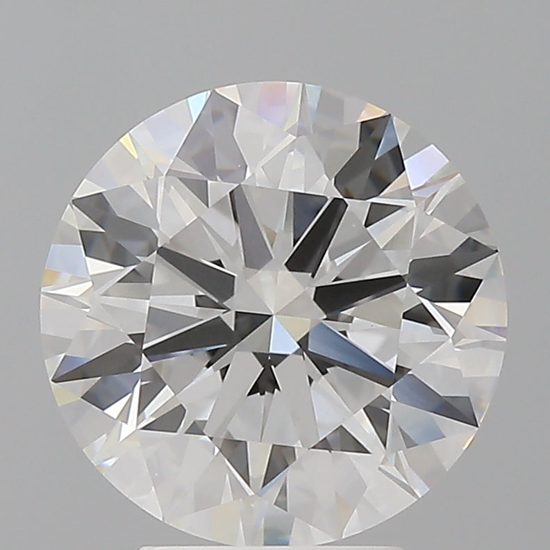 4.03 Carat Round Shaped, Ideal Cut, E Color, VVS2 Clarity, IGI Certified Lab Grown Diamond