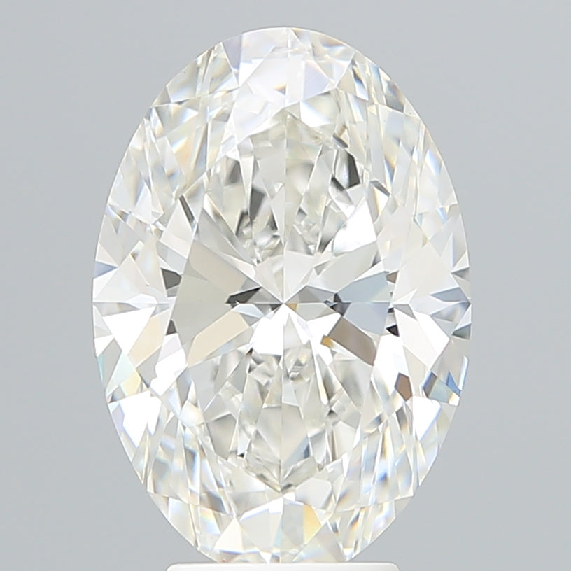 5.34 Carat Oval Shaped, Excellent Cut, F Color, VVS2 Clarity, IGI Certified Lab Grown Diamond
