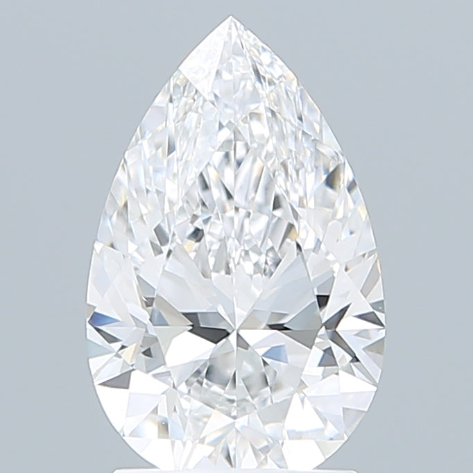 2.03 Carat Pear Shaped, Ideal Cut, D Color, VVS2 Clarity, IGI Certified Lab Grown Diamond