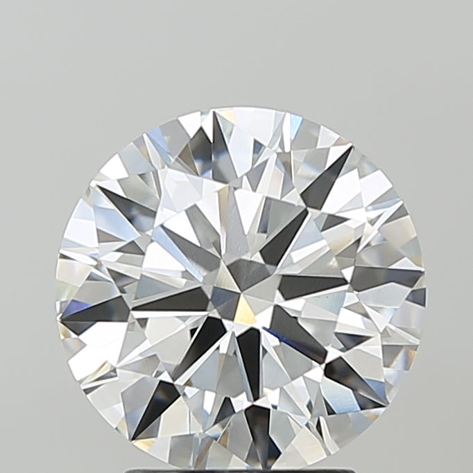 3.09 Carat Round Shaped, Ideal Cut, F Color, VVS2 Clarity, IGI Certified Lab Grown Diamond