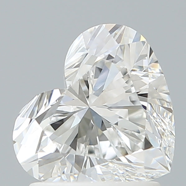 1.55 Carat Heart Shaped, Ideal Cut, E Color, VVS1 Clarity, IGI Certified Lab Grown Diamond