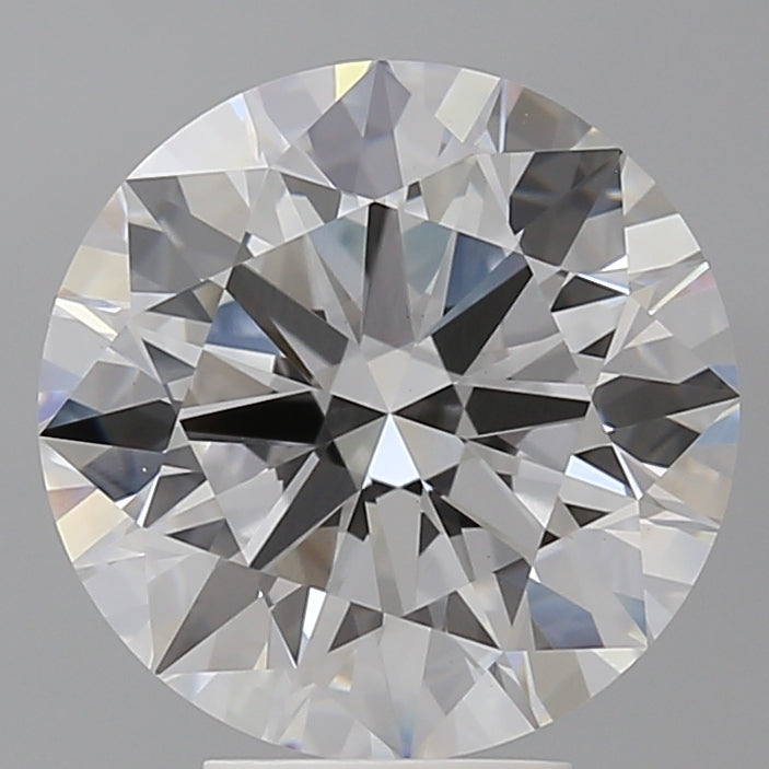 5.51 Carat Round Shaped, Excellent Cut, E Color, VVS2 Clarity, IGI Certified Lab Grown Diamond