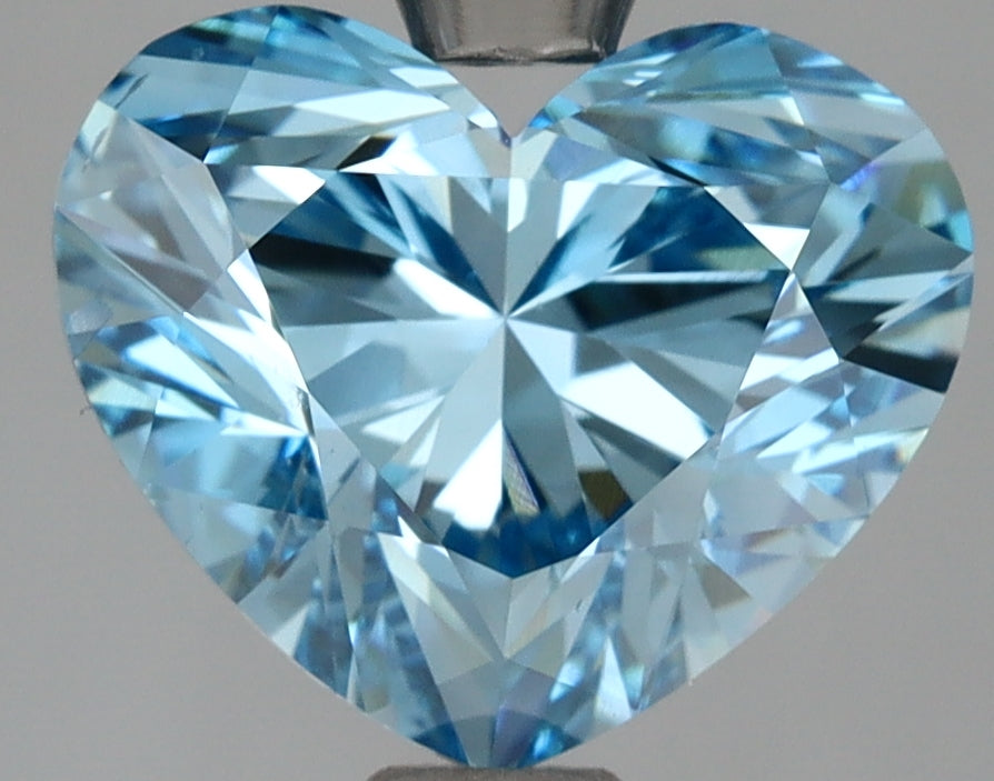 3.01 Carat Heart Shaped, Ideal Cut, SI1 Clarity, IGI Certified Lab Grown Diamond