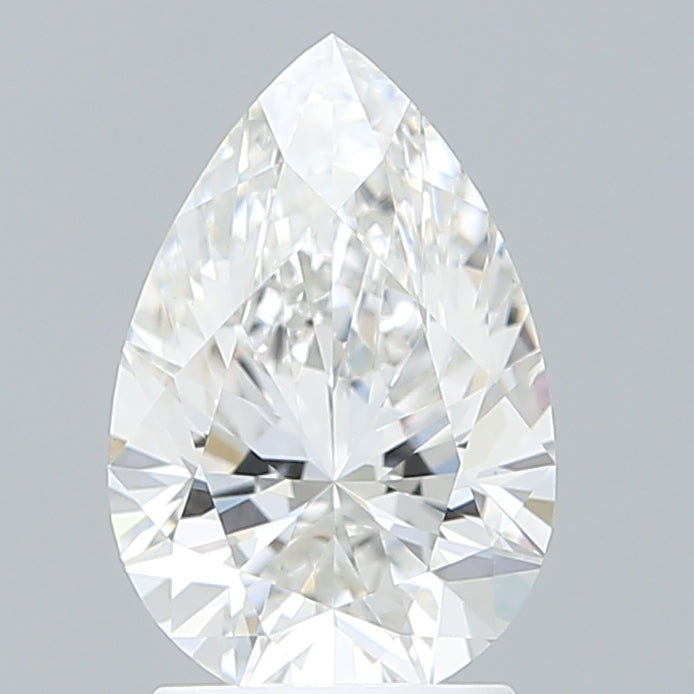 2.21 Carat Pear Shaped, Excellent Cut, F Color, VS1 Clarity, IGI Certified Lab Grown Diamond