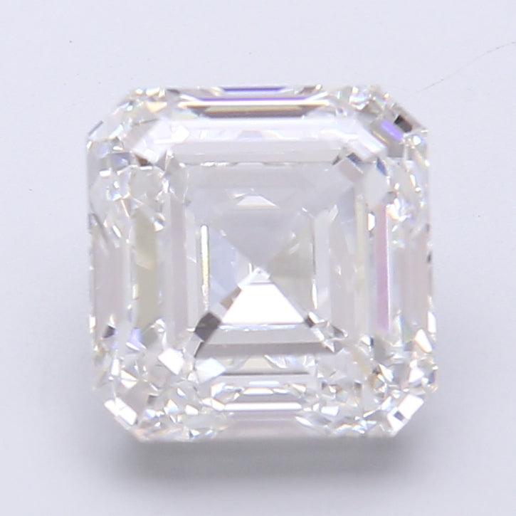 4.03 Carat Asscher Shaped, Very Good Cut, F Color, VS1 Clarity, IGI Certified Lab Grown Diamond