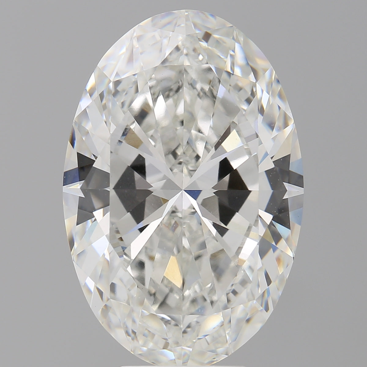 7.96 Carat Oval Shaped, Ideal Cut, F Color, VVS2 Clarity, IGI Certified Lab Grown Diamond
