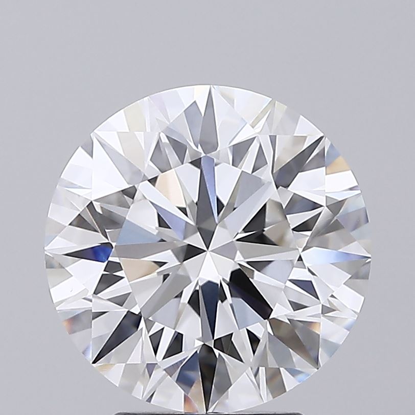 4.04 Carat Round Shaped, Ideal Cut, E Color, VVS2 Clarity, IGI Certified Lab Grown Diamond