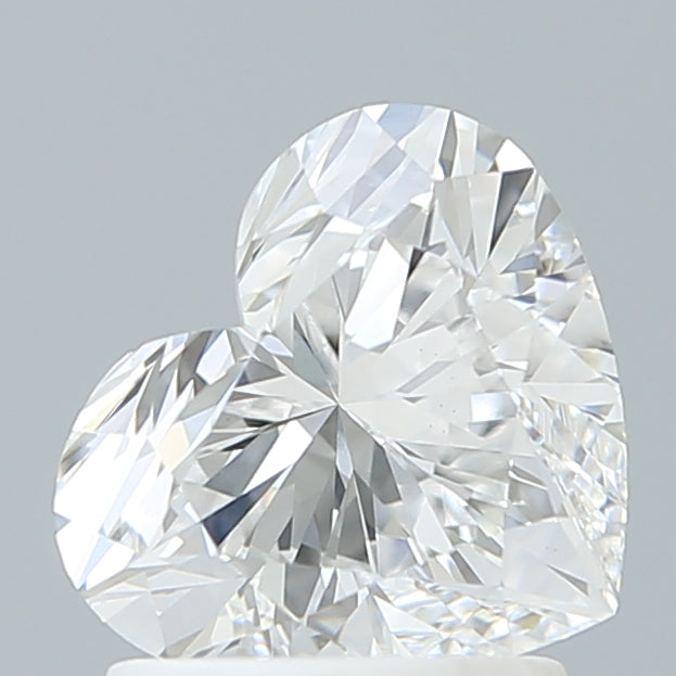 1.60 Carat Heart Shaped, Ideal Cut, E Color, VVS2 Clarity, IGI Certified Lab Grown Diamond