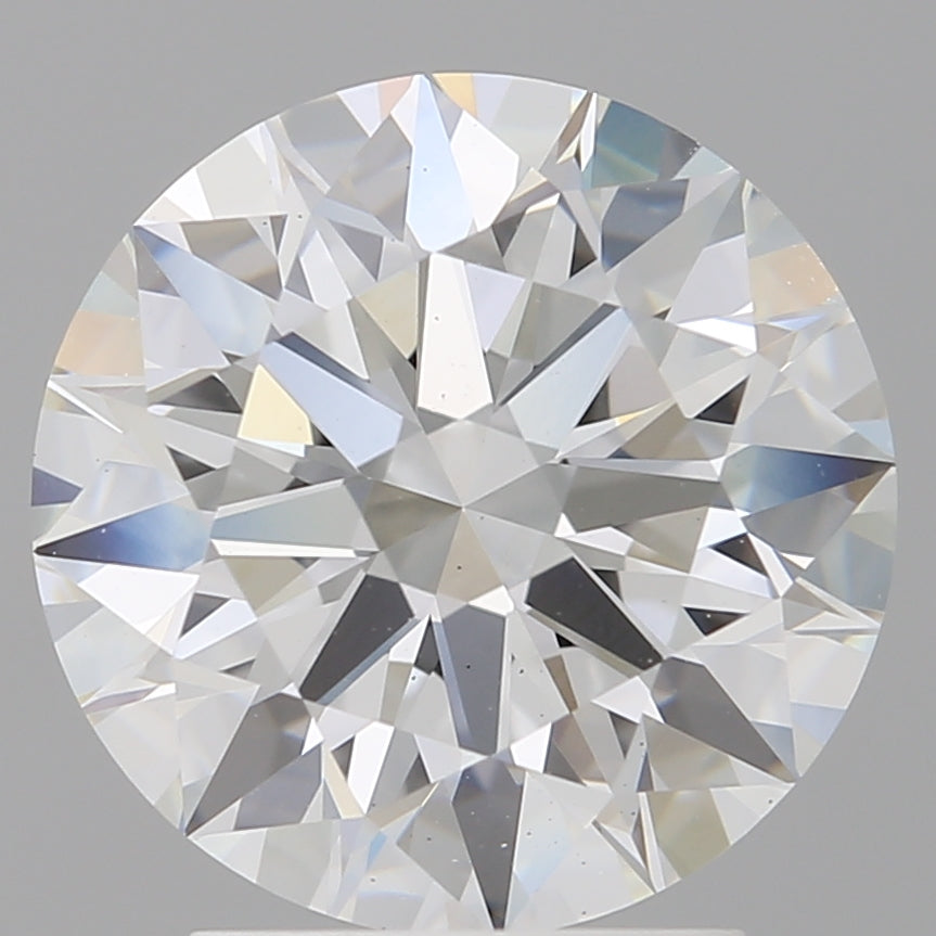 3.08 Carat Round Shaped, Ideal Cut, E Color, VS1 Clarity, IGI Certified Lab Grown Diamond