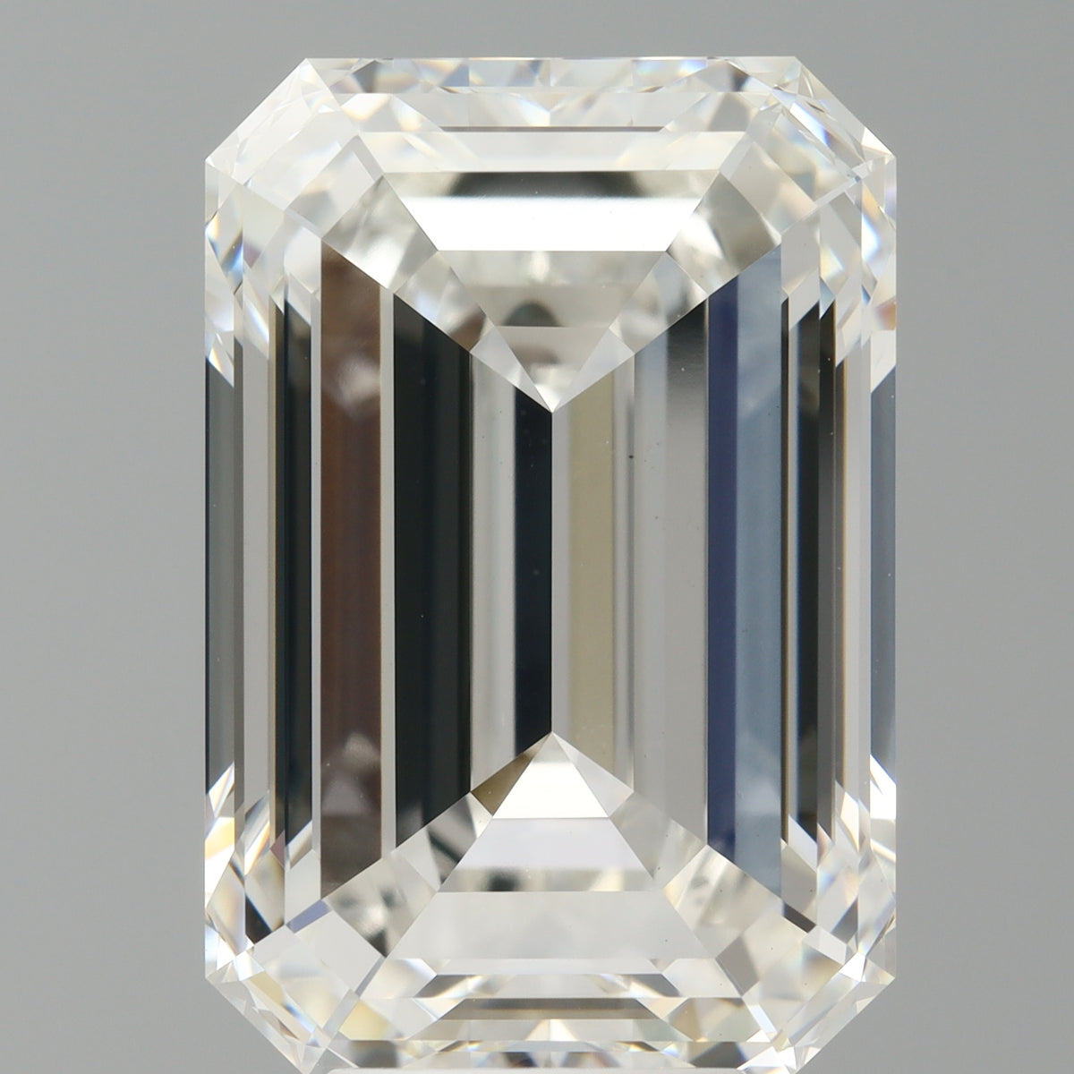 8.60 Carat Emerald Shaped, Ideal Cut, F Color, VVS2 Clarity, IGI Certified Lab Grown Diamond