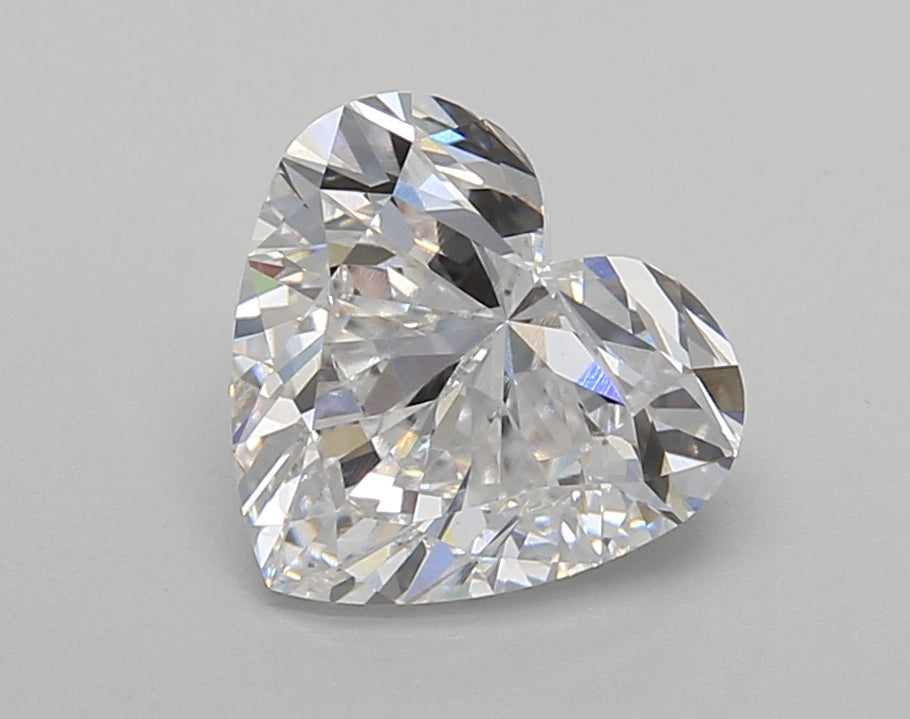 2.02 Carat Heart Shaped, Very Good Cut, D Color, VVS2 Clarity, IGI Certified Lab Grown Diamond