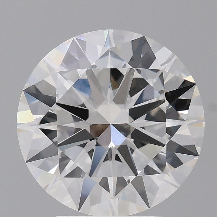 4.00 Carat Round Shaped, Excellent Cut, F Color, VVS2 Clarity, IGI Certified Lab Grown Diamond