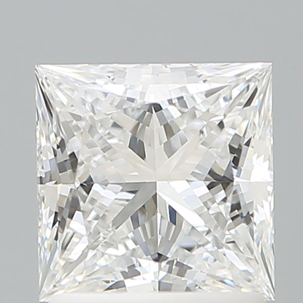 1.51 Carat Princess Shaped, Excellent Cut, D Color, VS1 Clarity, IGI Certified Lab Grown Diamond
