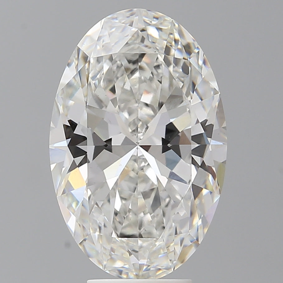 6.06 Carat Oval Shaped, Ideal Cut, F Color, VVS2 Clarity, IGI Certified Lab Grown Diamond