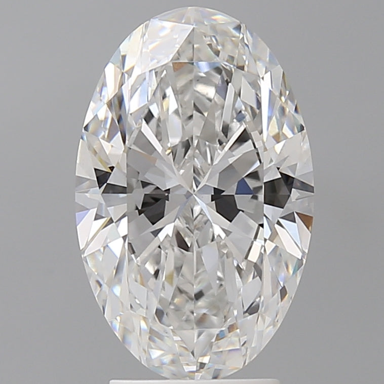 3.57 Carat Oval Shaped, Ideal Cut, E Color, VVS2 Clarity, IGI Certified Lab Grown Diamond