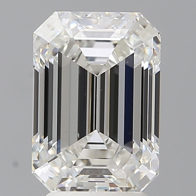 3.51 Carat Emerald Shaped, Ideal Cut, F Color, VS1 Clarity, IGI Certified Lab Grown Diamond