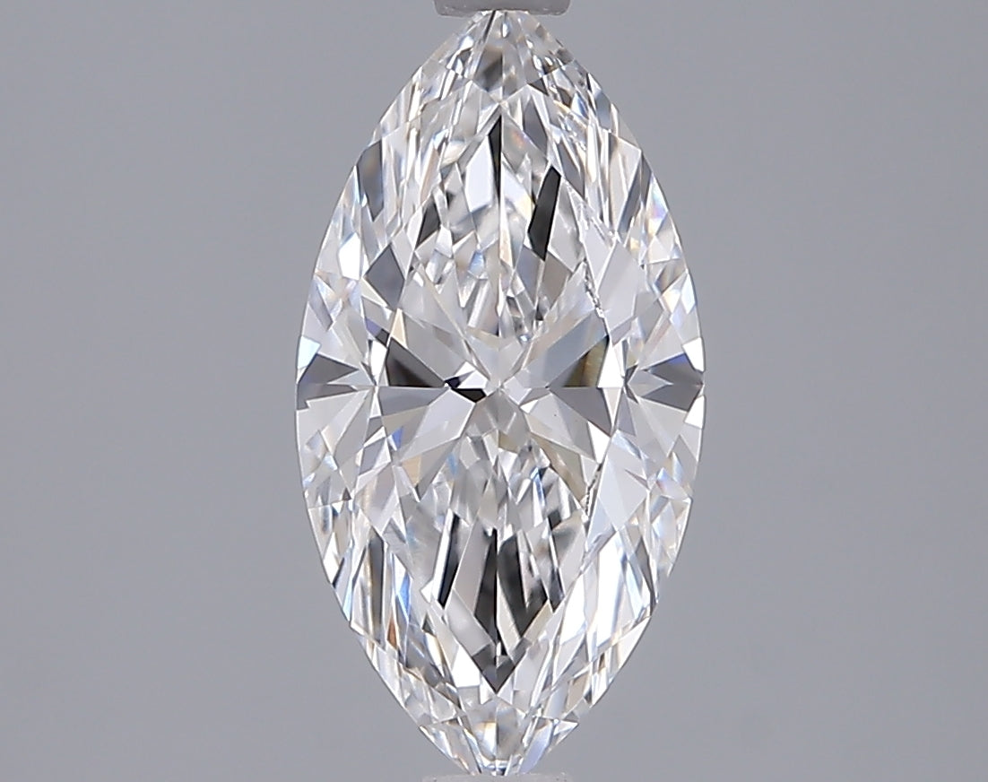1.91 Carat Marquise Shaped, Ideal Cut, D Color, VVS2 Clarity, IGI Certified Lab Grown Diamond