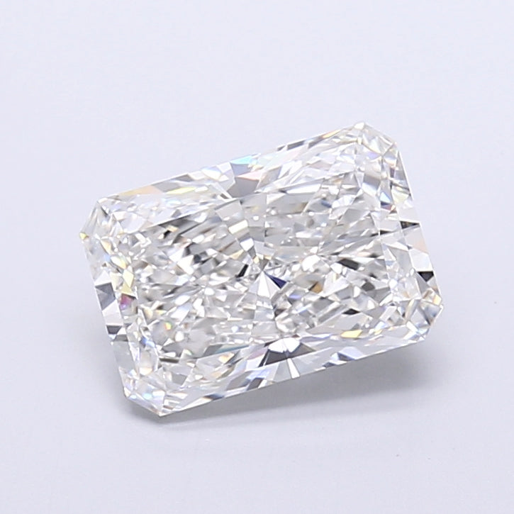 5.17 Carat Radiant Shaped, Very Good Cut, E Color, VVS2 Clarity, IGI Certified Lab Grown Diamond