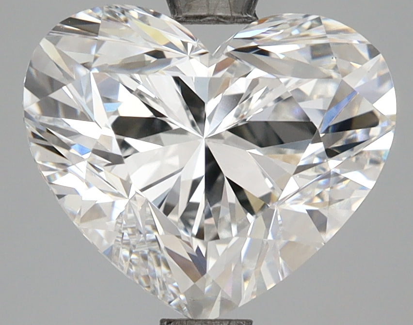 3.58 Carat Heart Shaped, Ideal Cut, D Color, VS1 Clarity, IGI Certified Lab Grown Diamond