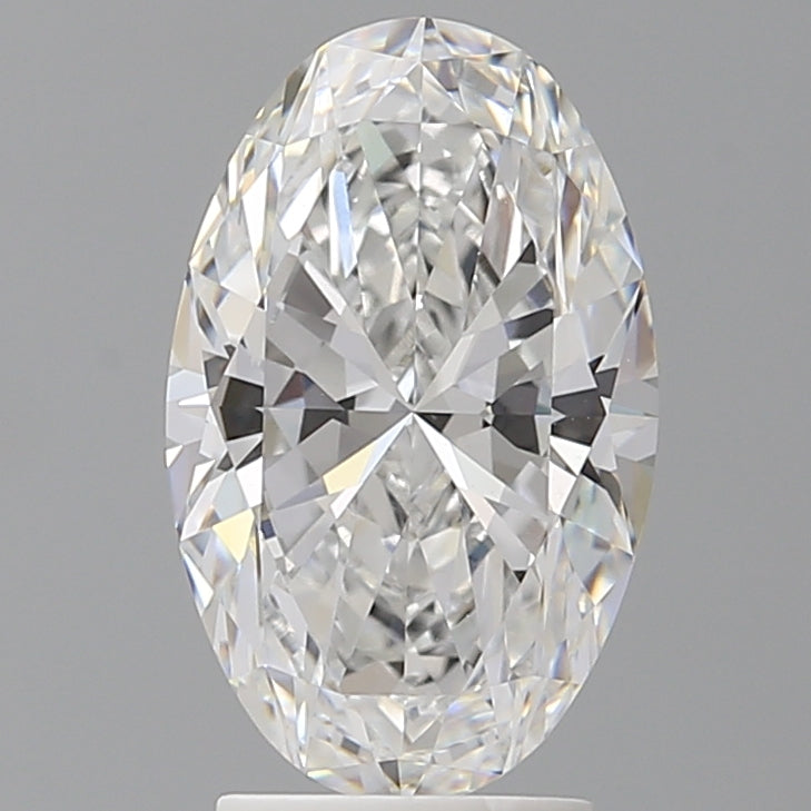 3.03 Carat Oval Shaped, Ideal Cut, E Color, VVS2 Clarity, IGI Certified Lab Grown Diamond