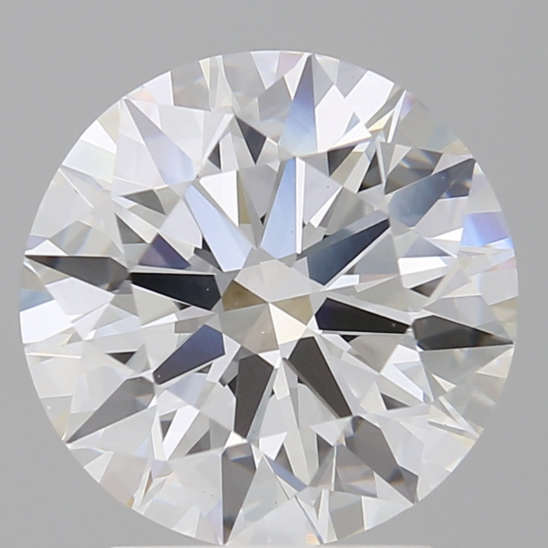 3.05 Carat Round Shaped, Ideal Cut, E Color, VVS2 Clarity, IGI Certified Lab Grown Diamond