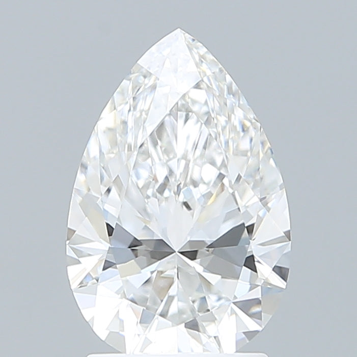 2.03 Carat Pear Shaped, Ideal Cut, E Color, VVS1 Clarity, IGI Certified Lab Grown Diamond