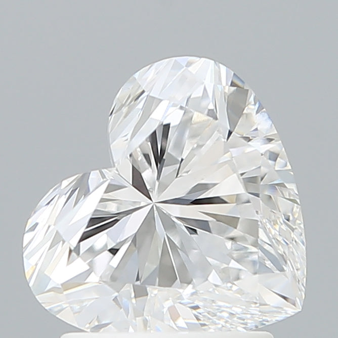 1.91 Carat Heart Shaped, Excellent Cut, D Color, VS1 Clarity, IGI Certified Lab Grown Diamond