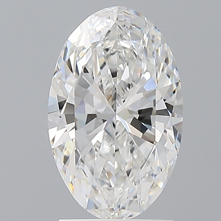2.02 Carat Oval Shaped, Ideal Cut, E Color, VVS2 Clarity, IGI Certified Lab Grown Diamond