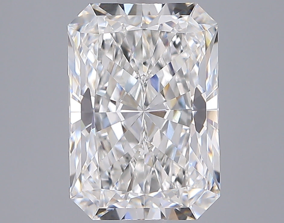 3.07 Carat Radiant Shaped, Ideal Cut, F Color, VVS1 Clarity, IGI Certified Lab Grown Diamond