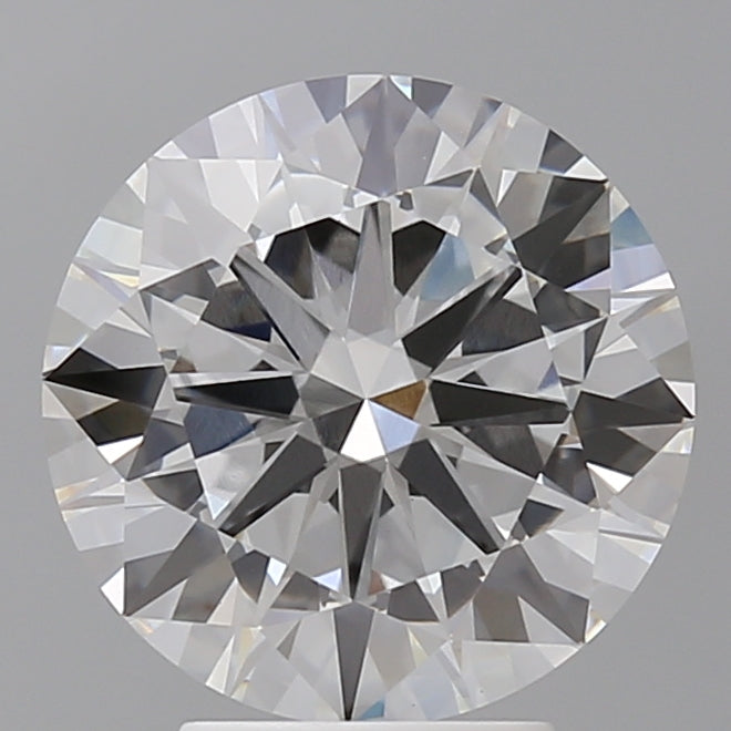 4.08 Carat Round Shaped, Excellent Cut, E Color, VVS2 Clarity, IGI Certified Lab Grown Diamond