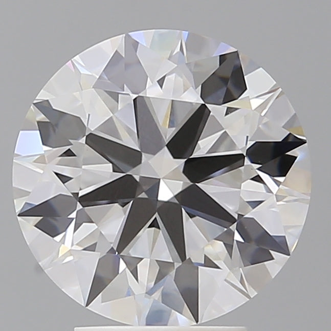 4.10 Carat Round Shaped, Ideal Cut, E Color, VVS2 Clarity, IGI Certified Lab Grown Diamond