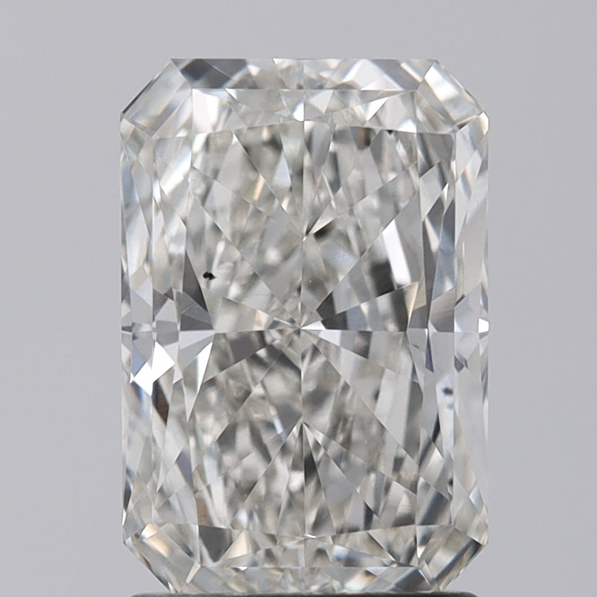 1.70 Carat Radiant Shaped, Ideal Cut, I Color, VS2 Clarity, IGI Certified Lab Grown Diamond