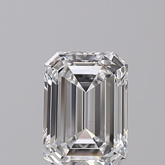 1.00 Carat Emerald Shaped, Excellent Cut, D Color, VS1 Clarity, IGI Certified Lab Grown Diamond