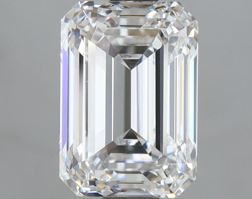 2.73 Carat Emerald Shaped, Ideal Cut, D Color, VVS1 Clarity, IGI Certified Lab Grown Diamond