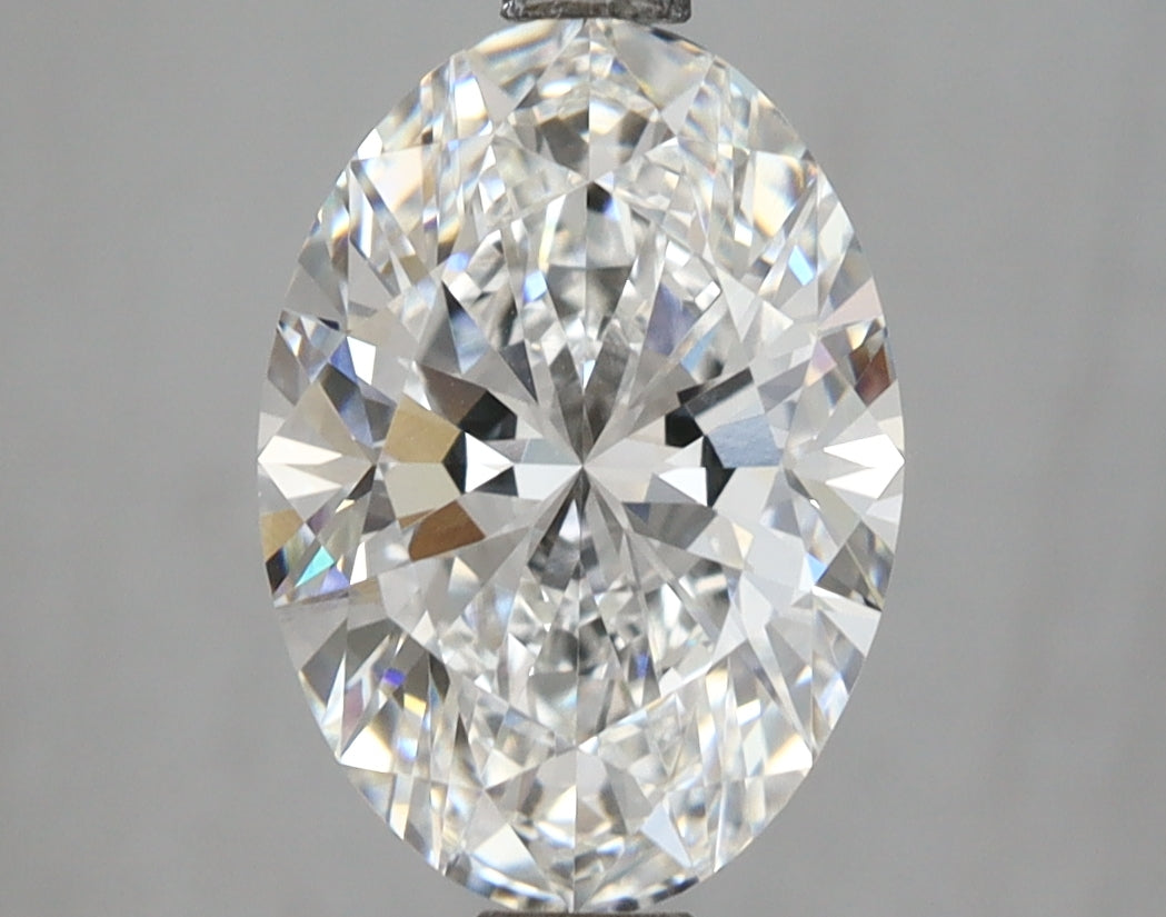 2.86 Carat Oval Shaped, Excellent Cut, D Color, VVS1 Clarity, IGI Certified Lab Grown Diamond